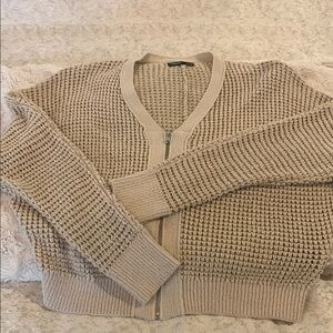 Simply Vera zip cardigan sweater